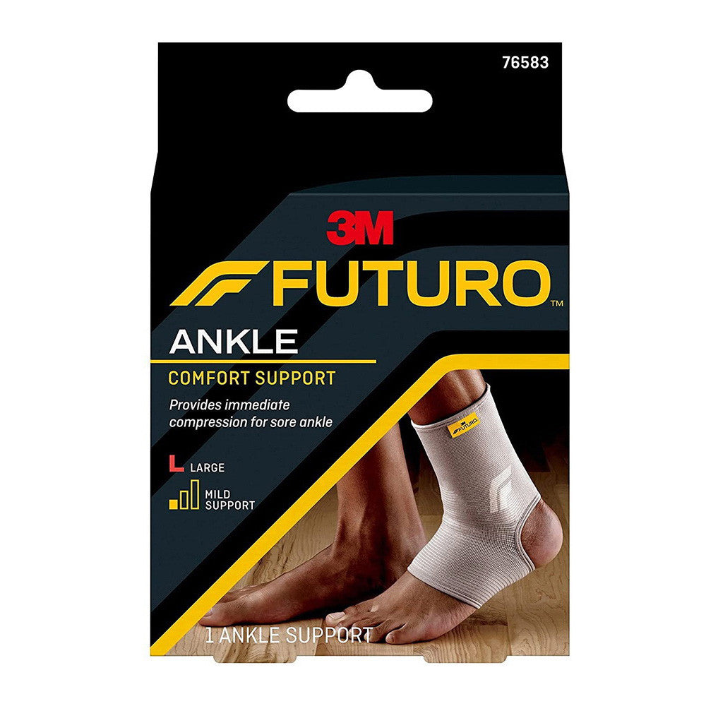 Futuro Comfort Lift Ankle Support, Large, Buff Beige, 1 Ea